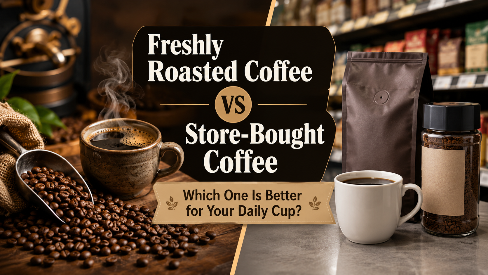 Freshly Roasted Coffee vs Store-Bought Coffee: Which One Is Better for Your Daily Cup?